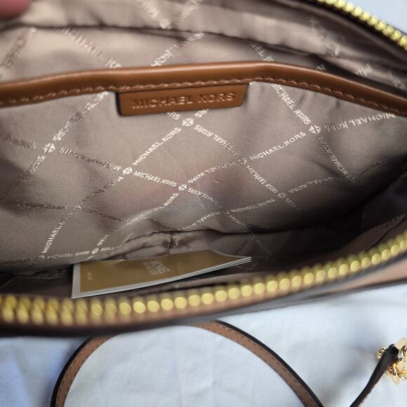 Michael Kors Jet Set Charm EW Crossbody Bag Lugg Multi Brown NWPT - Picture 7 of 16